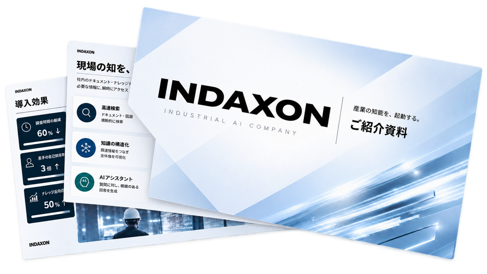 INDAXON ご紹介資料のスライド